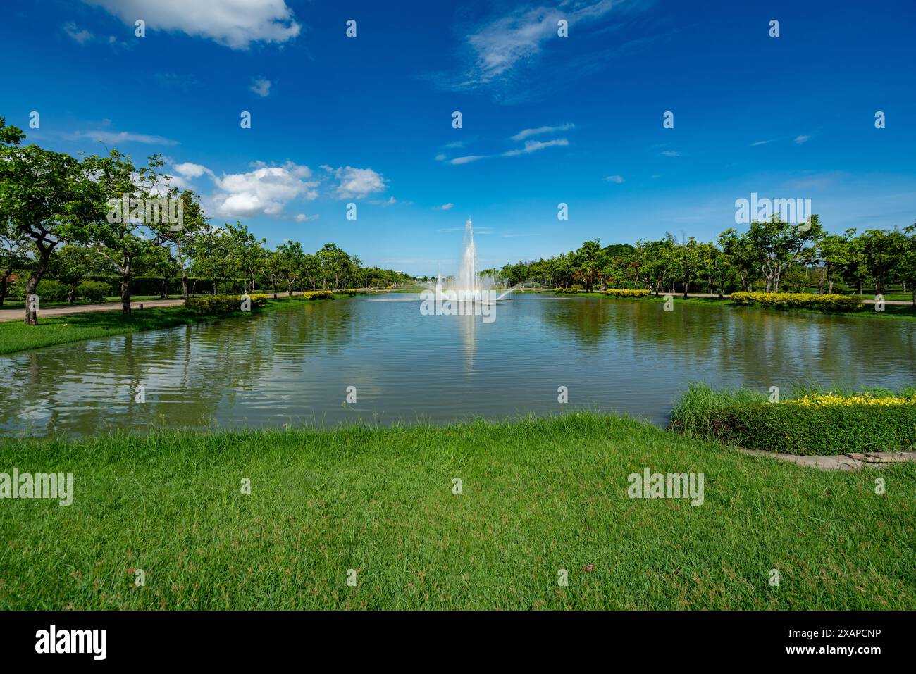 Rama 9 Park in Bangkok Stockfoto