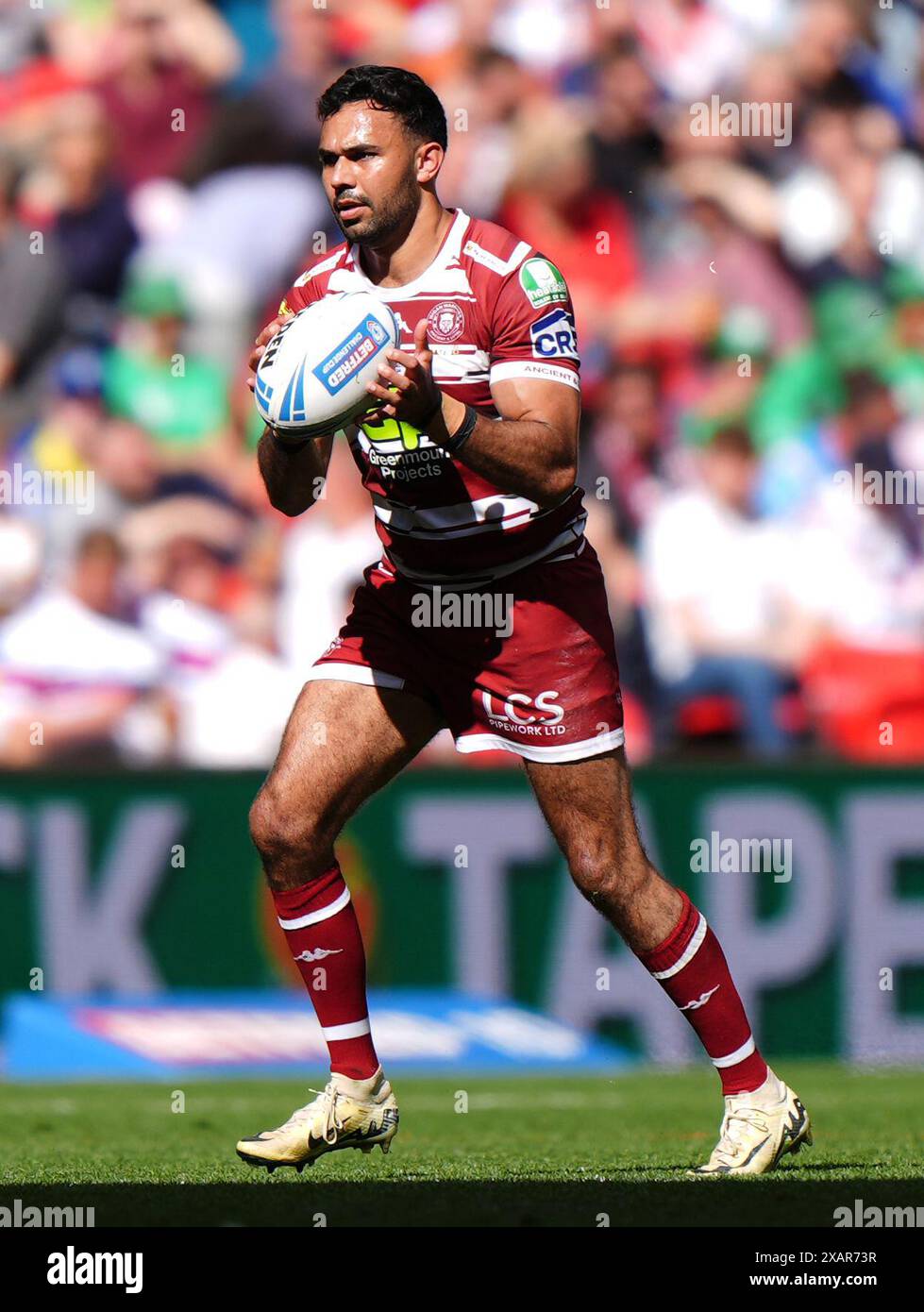 Wigan Warriors' Bevan French beim Finale des Betfred Challenge Cup im