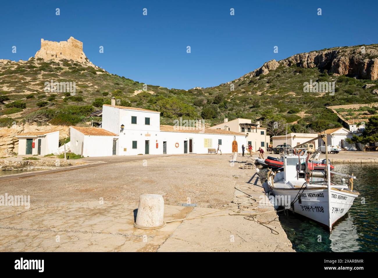 Parque Nacional marítimo-terrestre del Archipiélago de Cabrera, Mallorca, Balearen, Spanien. Stockfoto