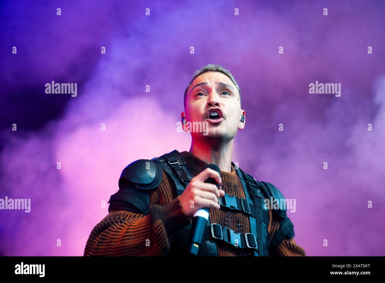 Göteborg, Schweden. Juni 2024. Newkid tritt am 8. Juni 2024 bei einem Konzert im Liseberg Stora Scen in Göteborg auf. Quelle: PS Photo / Alamy Live News Stockfoto