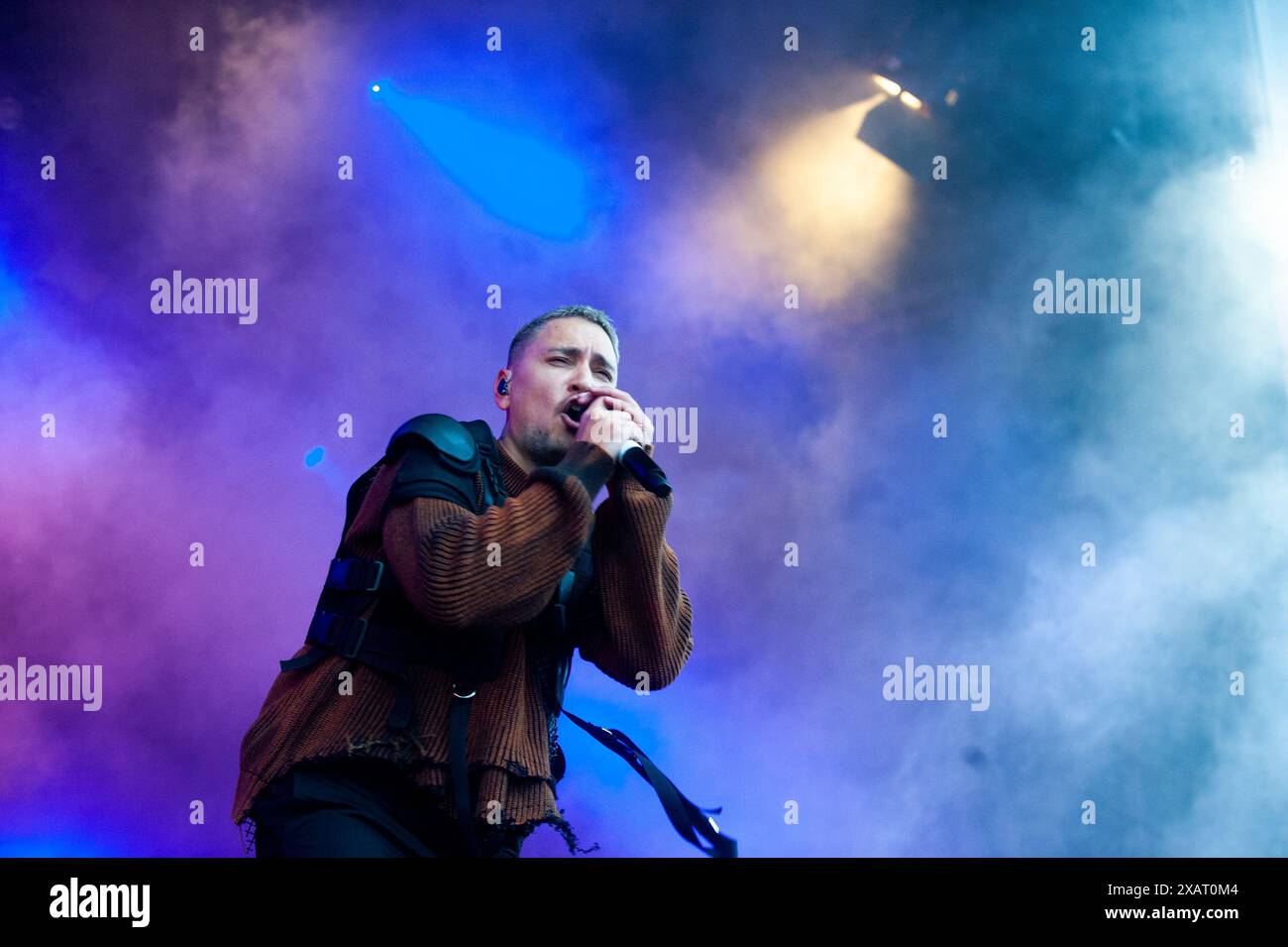 Göteborg, Schweden. Juni 2024. Newkid tritt am 8. Juni 2024 bei einem Konzert im Liseberg Stora Scen in Göteborg auf. Quelle: PS Photo / Alamy Live News Stockfoto