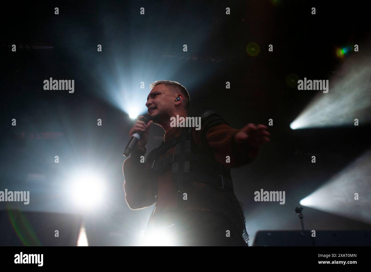 Göteborg, Schweden. Juni 2024. Newkid tritt am 8. Juni 2024 bei einem Konzert im Liseberg Stora Scen in Göteborg auf. Quelle: PS Photo / Alamy Live News Stockfoto