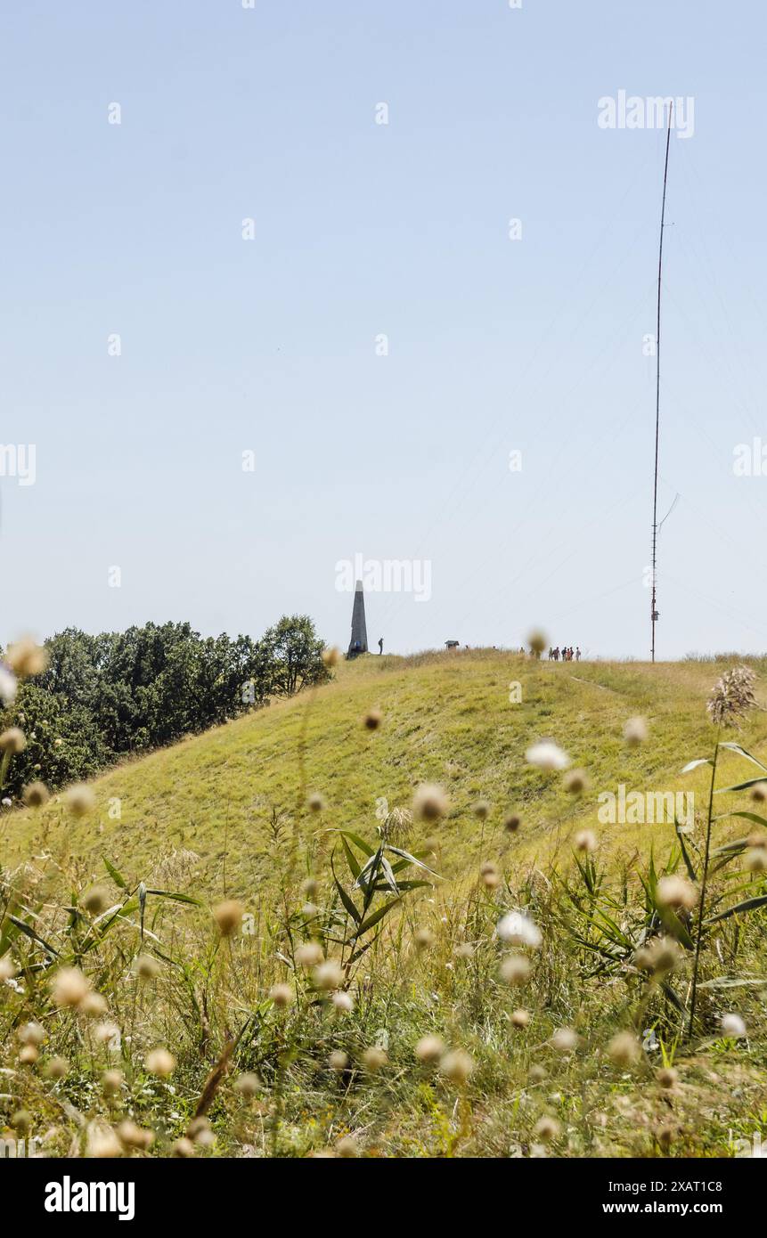Grassland vista in Deliblato Sands, Serbien Stockfoto