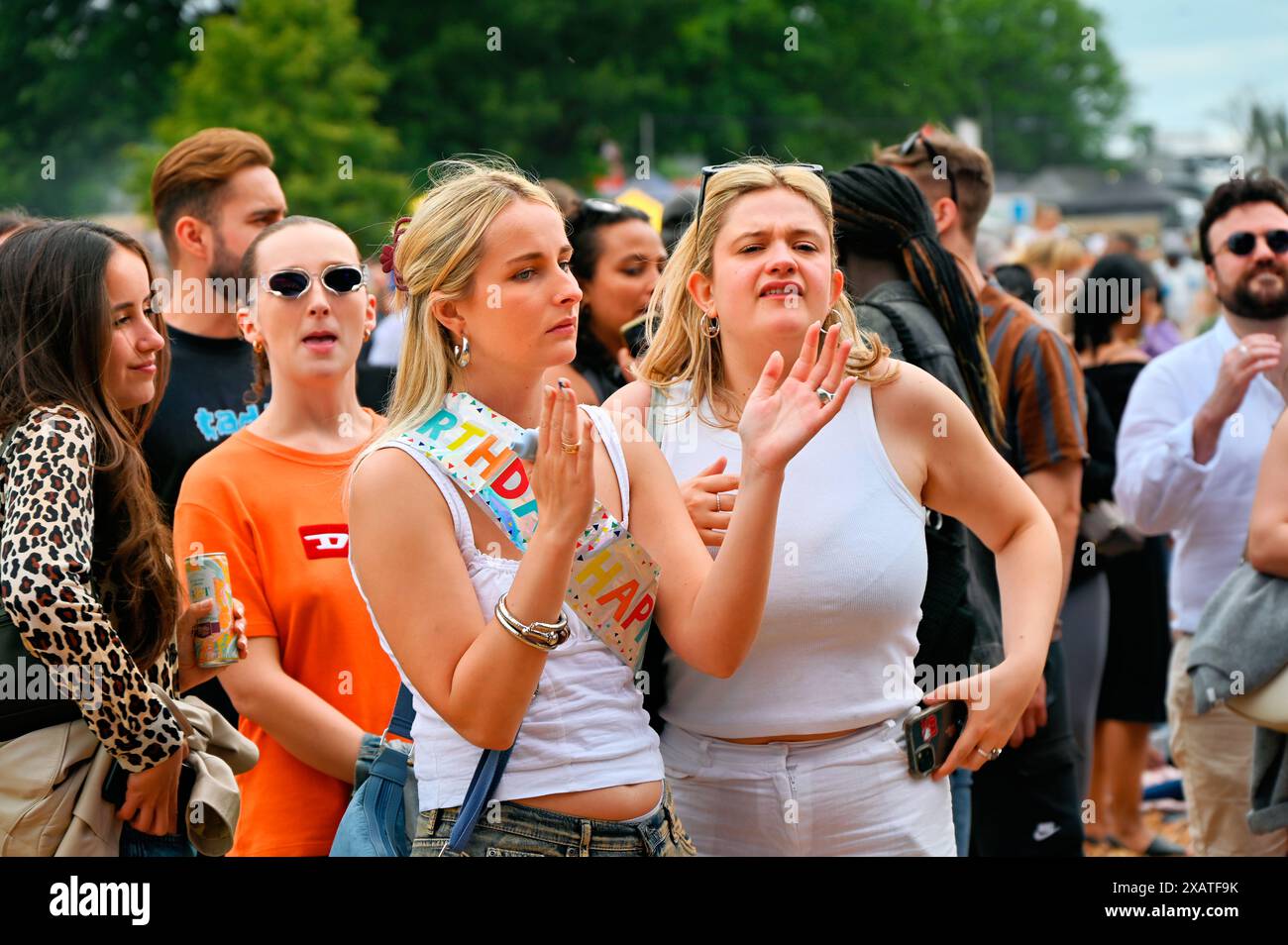 London, Großbritannien. Juni 2024. Tausende von Besuchern der Lambeth Country Show 2024 heißen Sommertag im Brockwell Park, London, Großbritannien. Quelle: Siehe Li/Picture Capital/Alamy Live News Stockfoto