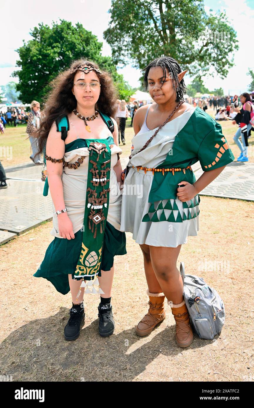 London, Großbritannien. Juni 2024. Tausende von Besuchern der Lambeth Country Show 2024 heißen Sommertag im Brockwell Park, London, Großbritannien. Quelle: Siehe Li/Picture Capital/Alamy Live News Stockfoto