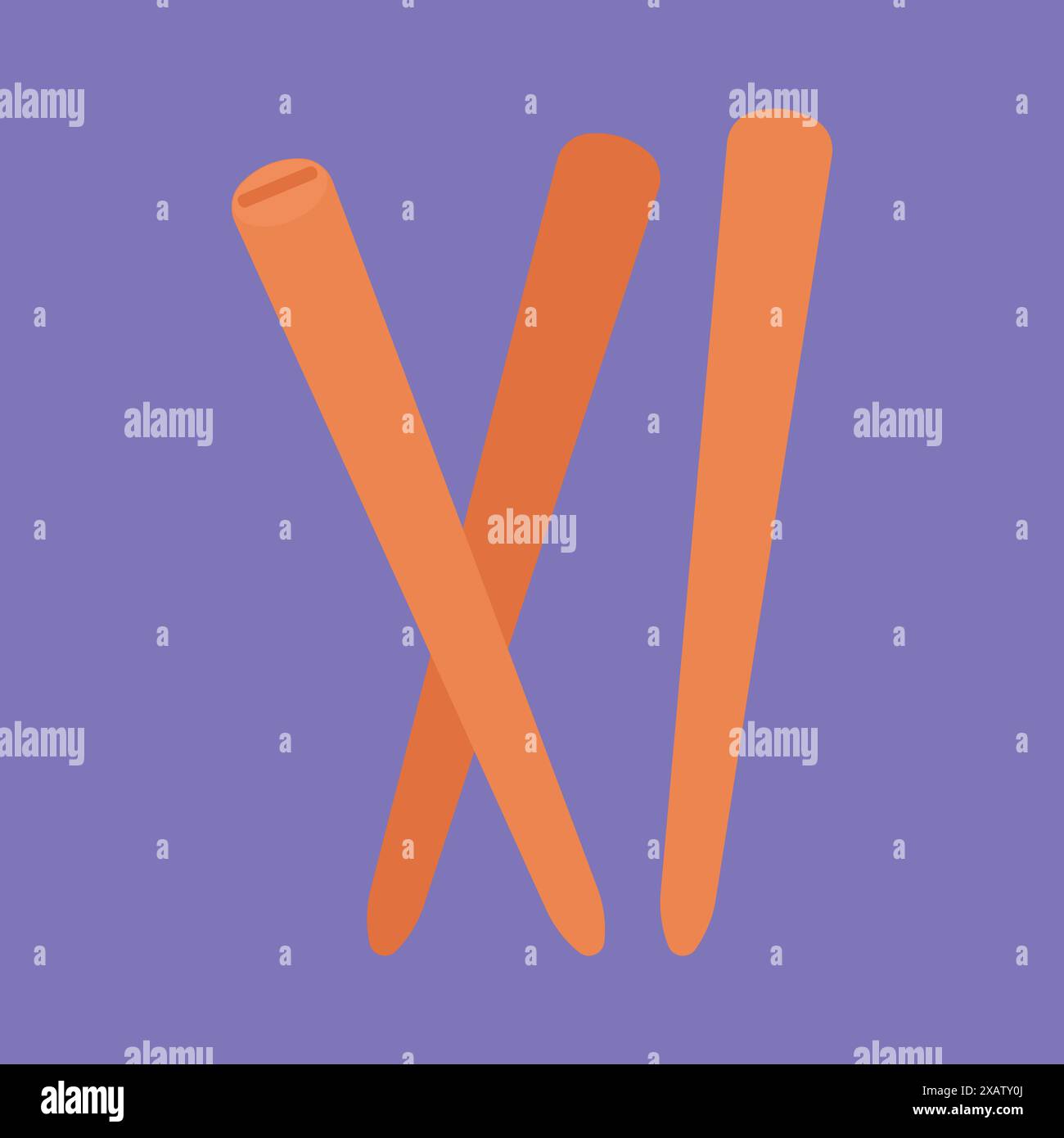 Cricketball schlägt Wickets raus. Cricket stumpft Wicket Out. Cricket Wicket Out Symbolvektor Stock Vektor