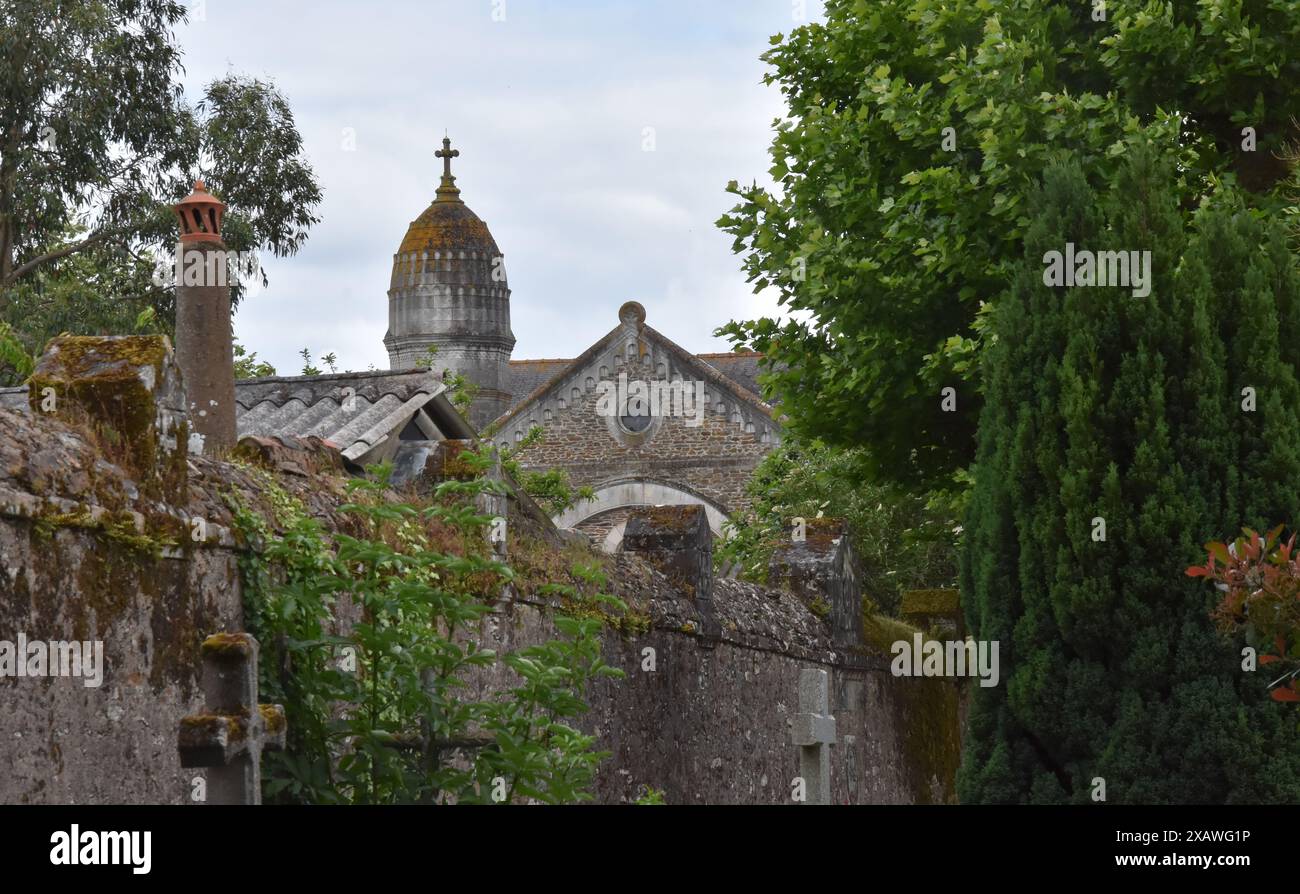 Die Nantes Pflanzen Garten See, Spaziergang, das Gewächshaus und die Wasserstrahlen Stockfoto