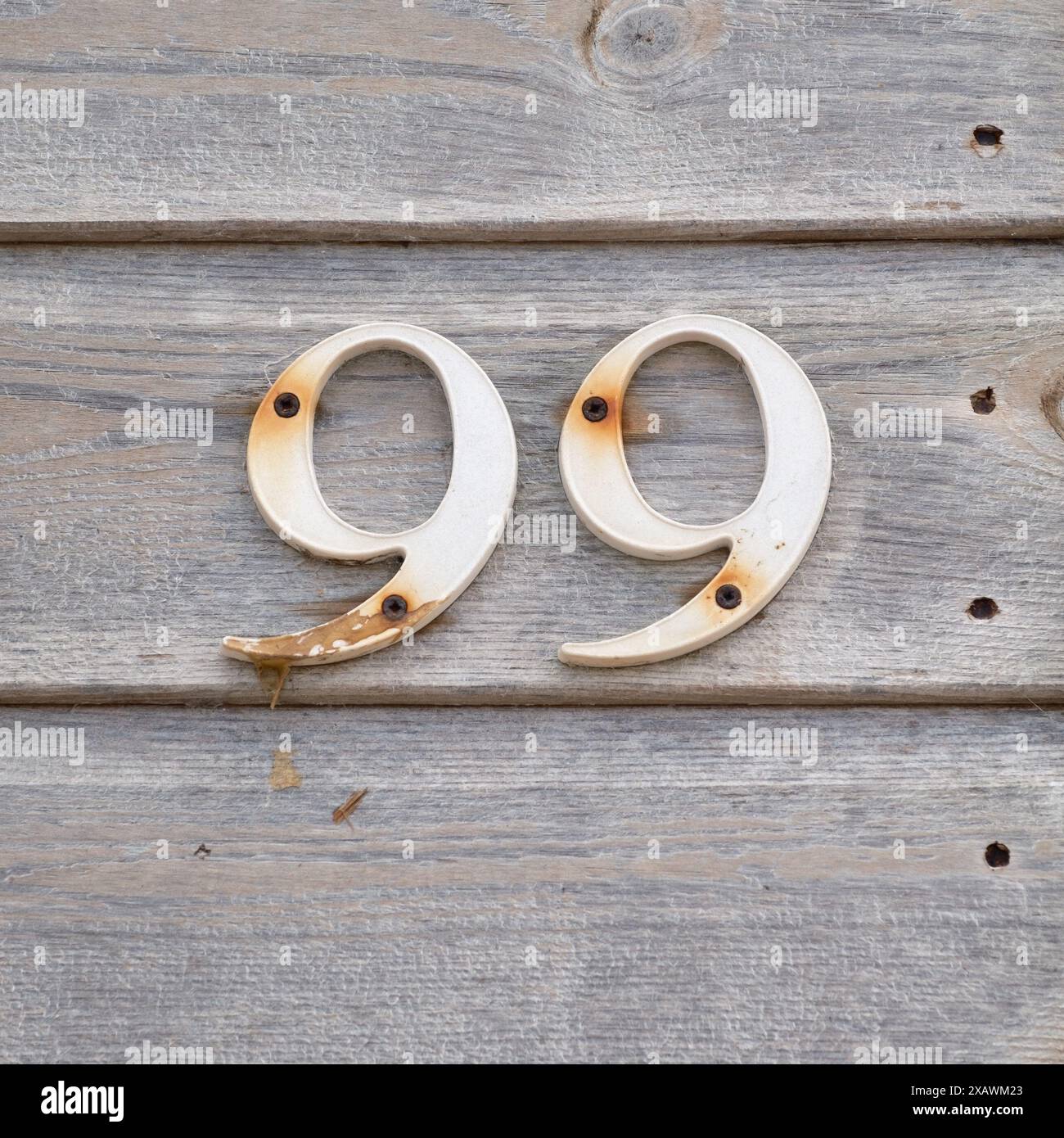 No 99 Beach Hut, Minnis Bay, Großbritannien Stockfoto