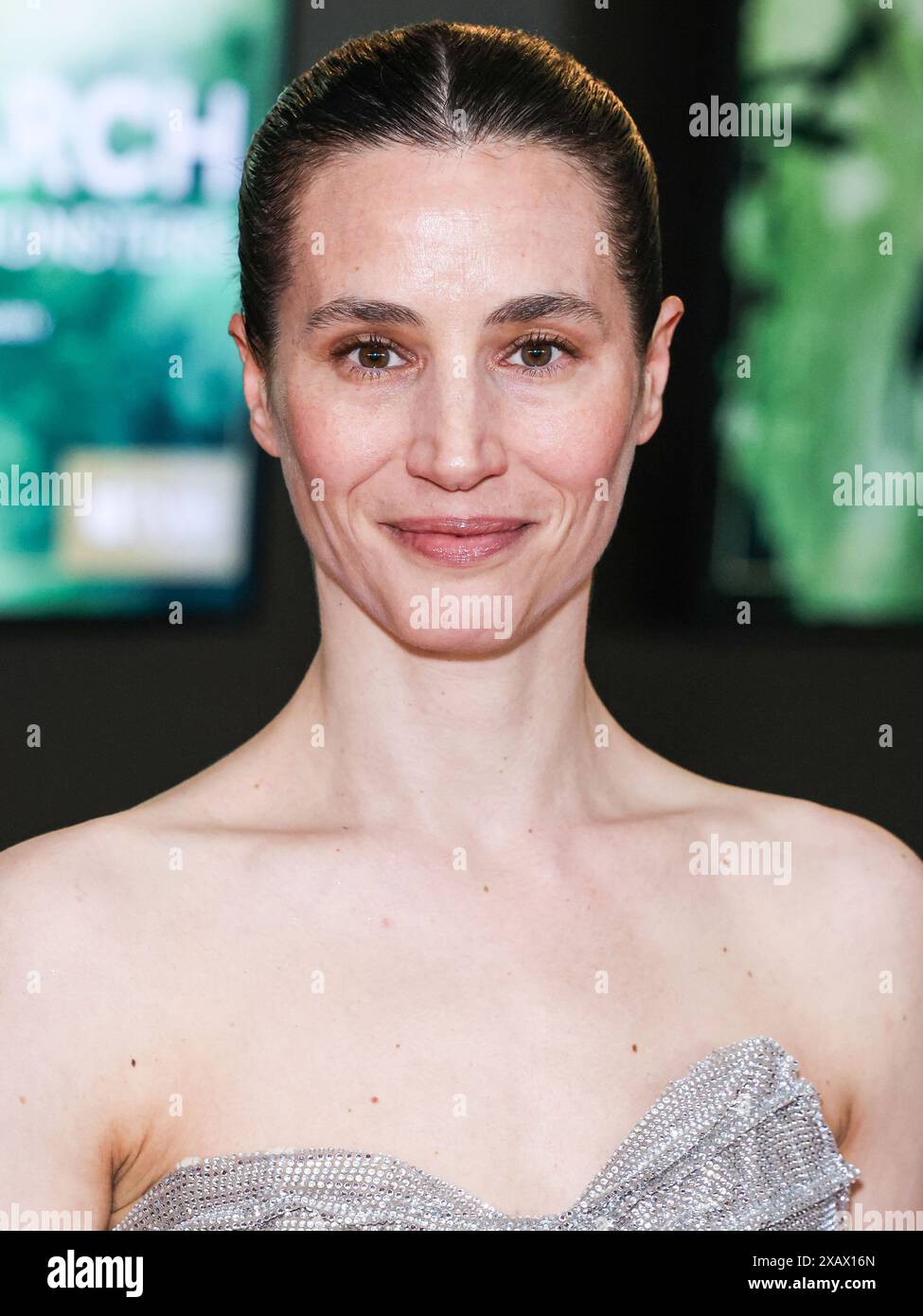 North Hollywood, Usa. Juni 2024. NORTH HOLLYWOOD, LOS ANGELES, KALIFORNIEN, USA - JUNI 08: ELISA Lasowski kommt bei Apple TV's „Monarch: Legacy of Monsters' Emmy FYC Event fand am 8. Juni 2024 im Wolf Theatre im Saban Media Center der Academy of Television Arts and Sciences in North Hollywood, Los Angeles, Kalifornien, USA statt. (Foto: Xavier Collin/Image Press Agency) Credit: Image Press Agency/Alamy Live News Stockfoto