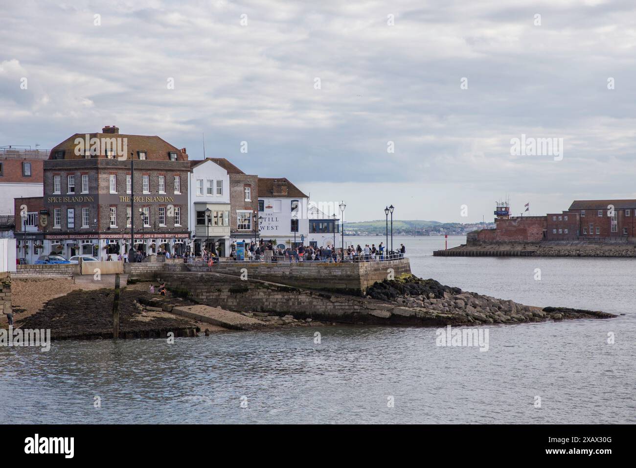 Gewürzinsel Portsmouth UK Stockfoto