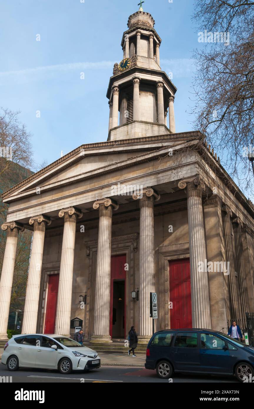 Pfarrkirche St Pancras, Bloomsbury, London, England Stockfoto