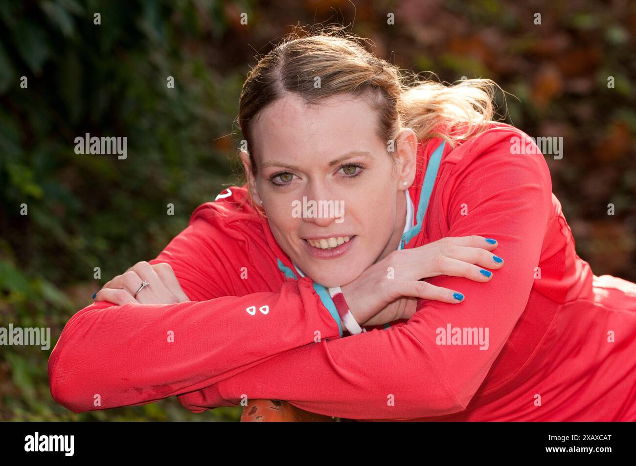 Olympia- und Commonwealth-Athlet Eilidh Child. 19/11/13 Stockfoto