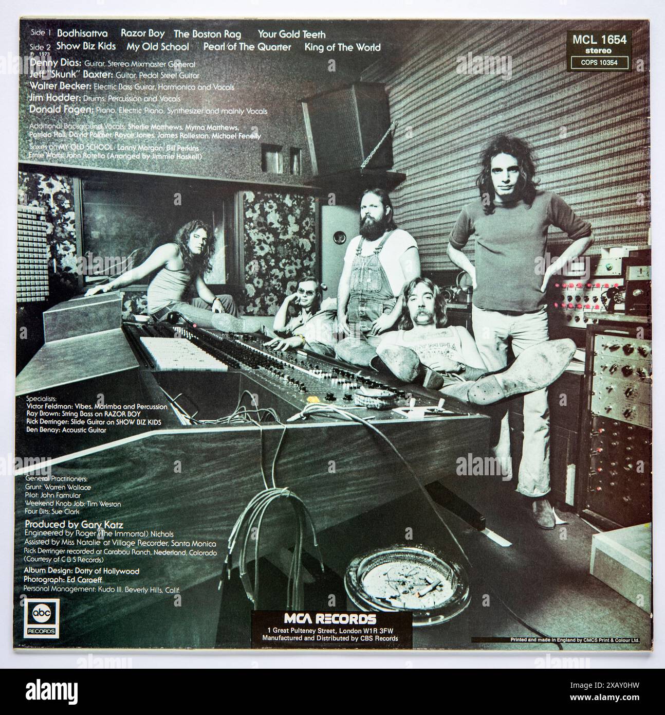 Das Cover des selbstbetitelten Debütalbums der Doobie Brothers, das 1971 veröffentlicht wurde Stockfoto