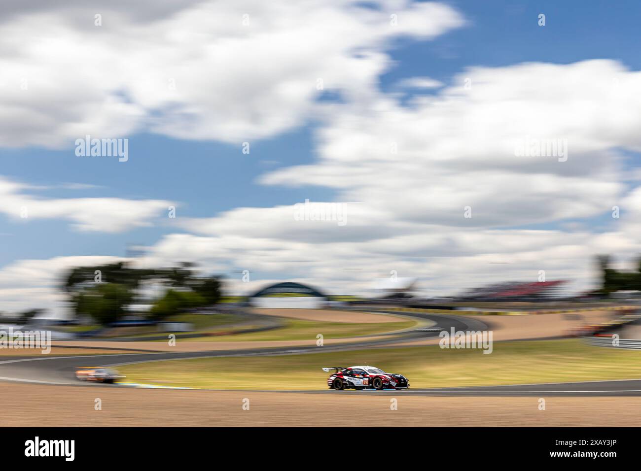 Le Mans, Frankreich, 09. Juni 2024#78 AKKODIS ASP TEAM (FRA) Lexus RC F (LMGT3) - Arnold Robin (FRA) / Timur Boguslavskiy / Kelvin Van der Linde (ZAF) während der 92. Ausgabe der 24 Stunden von Le Mans, 4. Runde der FIA WEC World Endurance Championship 2024, Test Day, Circuit des 24H du Mans, 9. Juni 2024 in Le Mans, Frankreich. Foto Kristof Vermeulen/MPS Agentur Credit MPS Agentur/Alamy Live News Stockfoto