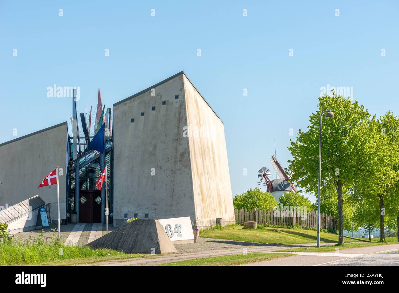 Museum, Gedenkstätte für den Deutsch-Dänischen Krieg von 1864, Dybbol Banke, Dueppel, Sonderborg, Sonderburg, Südjütland, Dänemark Stockfoto