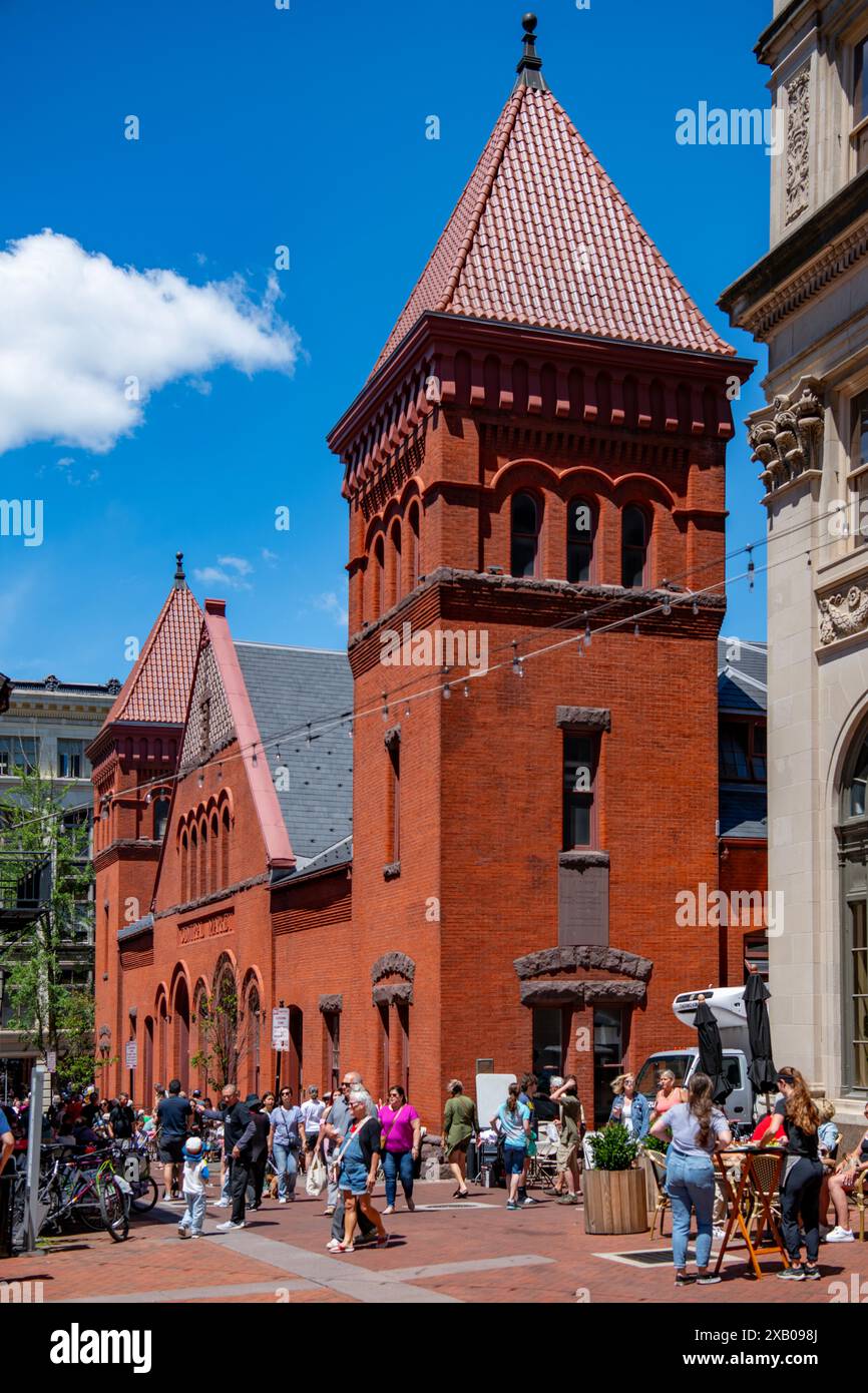 USA Pennsylvania PA Lancaster Central Market Amerikas ältestes durchgängig genutztes Markthaus in den USA Stockfoto