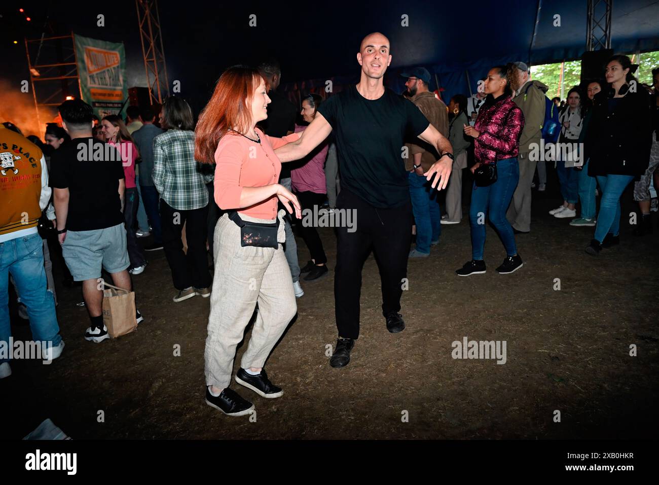 London, Großbritannien. Juni 2024. Tausende Reggers-Fans besuchen die Lambeth Country Show 2024 im Brockwell Park, London, Großbritannien. Quelle: Siehe Li/Picture Capital/Alamy Live News Stockfoto