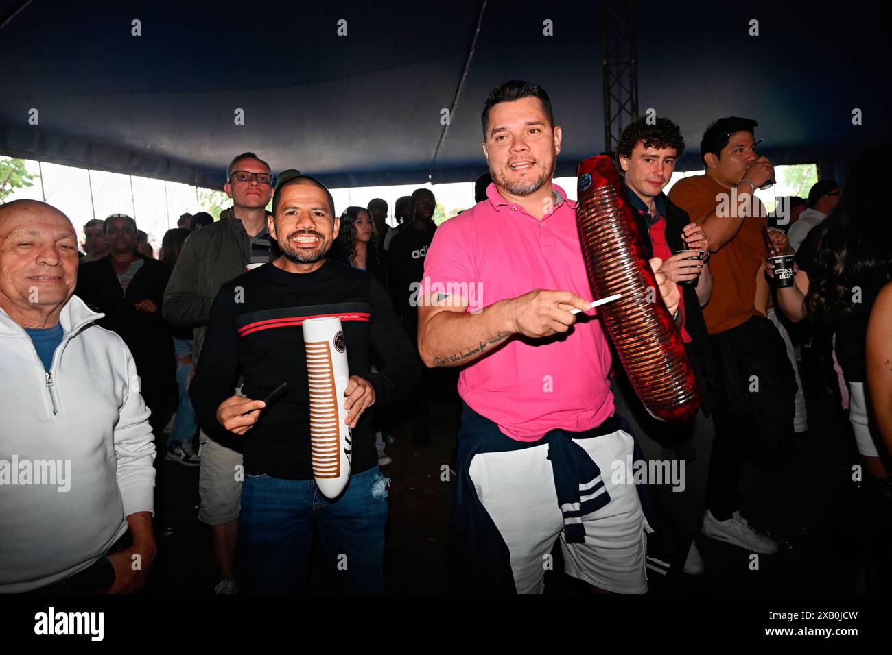 London, Großbritannien. Juni 2024. Tausende Reggers-Fans besuchen die Lambeth Country Show 2024 im Brockwell Park, London, Großbritannien. Quelle: Siehe Li/Picture Capital/Alamy Live News Stockfoto