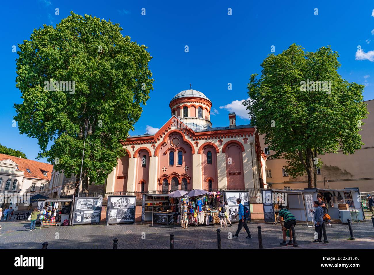 Nikolaikirche in Vilnius, Litauen Stockfoto