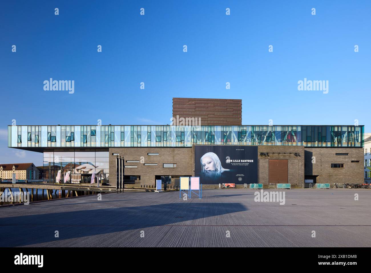 Die Königliche Dänische Playhouse (Skuespilhuset, Det Kongelige Teater), entworfen von Lundgaard & Tranberg, fertig gestellt 2008, Kopenhagen, Dänemark Stockfoto