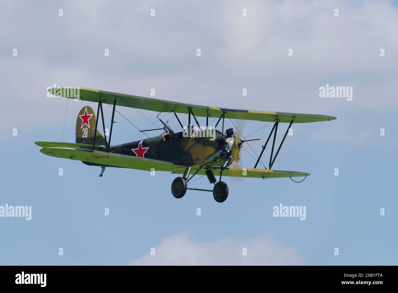 Shuttleworth Collection, Polikarpov, PO 2, G-BSSY, Old Warden, Biggleswade, Bedfordshire, England, Vereinigtes Königreich. Stockfoto