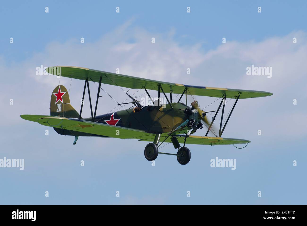 Shuttleworth Collection, Polikarpov, PO 2, G-BSSY, Old Warden, Biggleswade, Bedfordshire, England, Vereinigtes Königreich. Stockfoto