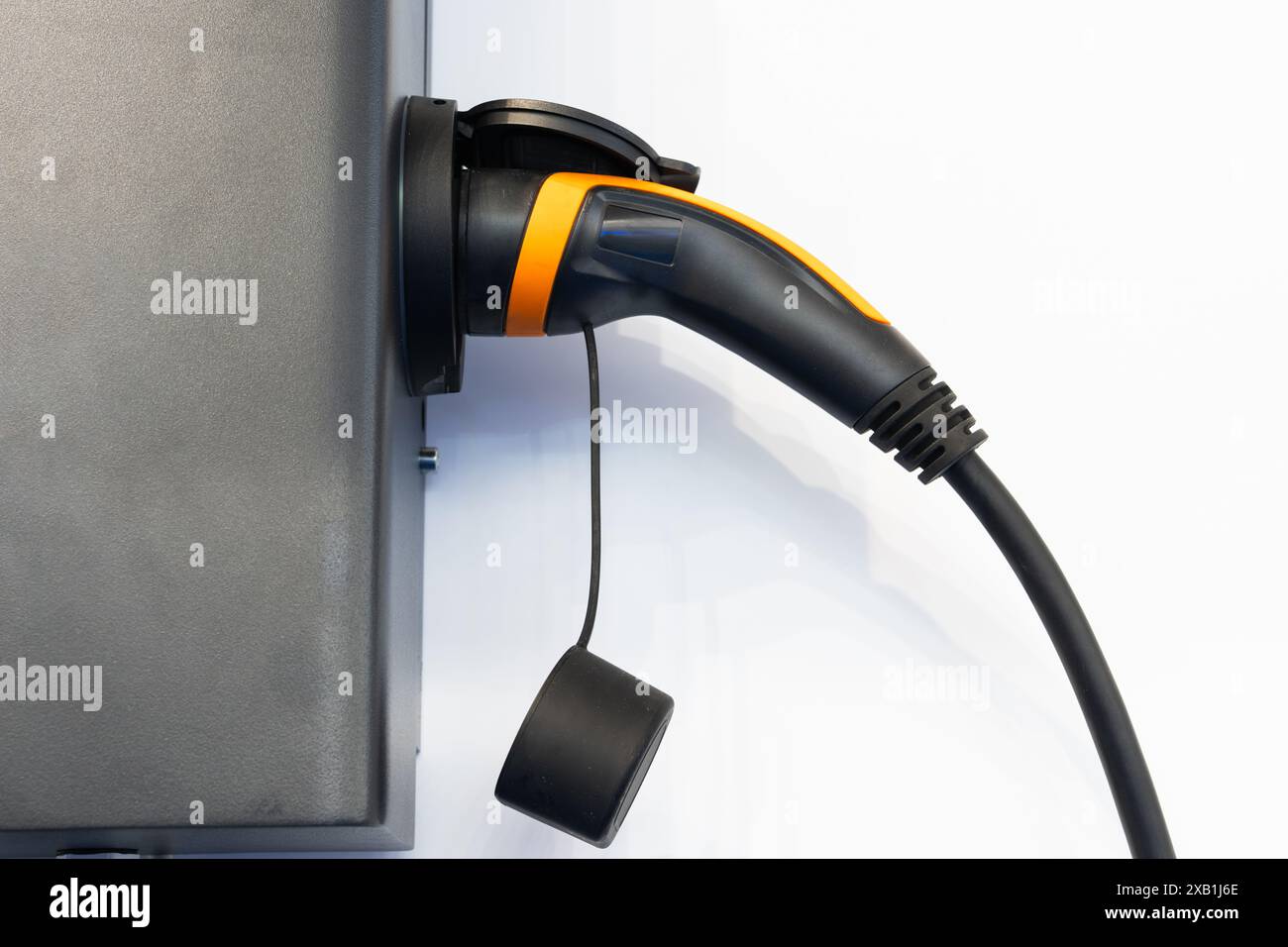 Ladestation Typ C für Elektrofahrzeuge Stockfoto