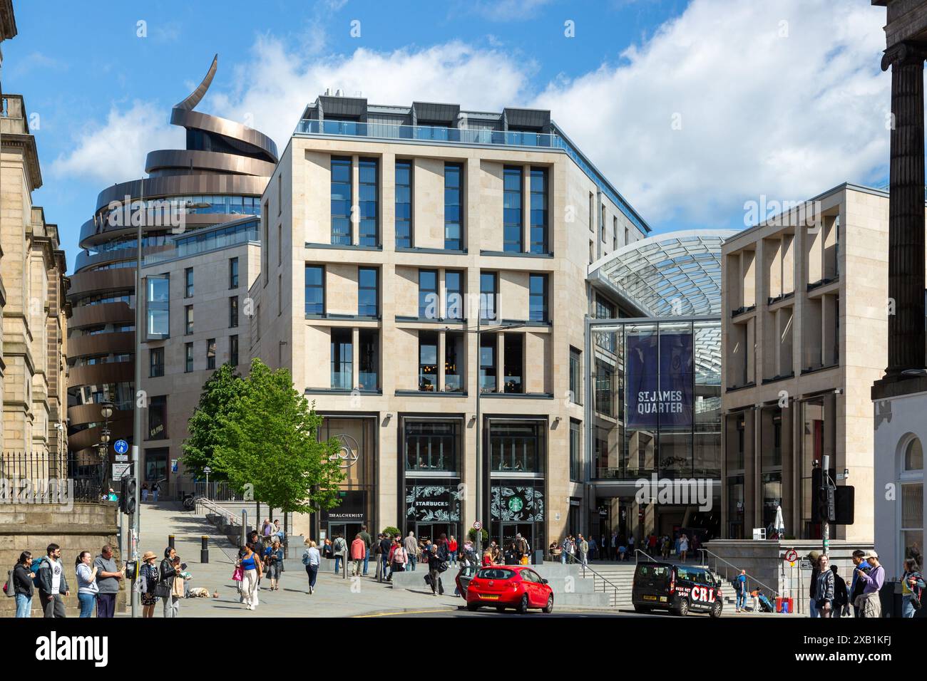 St. James Quarter, Edinburgh, Schottland Stockfoto