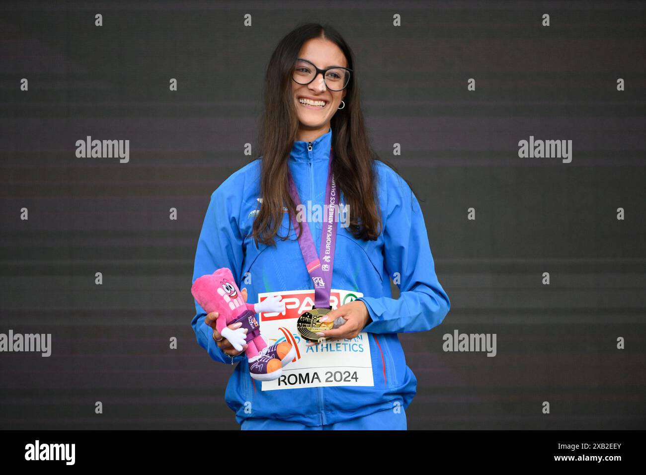 Rom, Italien. Juni 2024. Nadia Battocletti am 2. Tag der europäischen Leichtathletik 08. Juni 2024 im Olympiastadion in Rom Credit: Independent Photo Agency/Alamy Live News Stockfoto