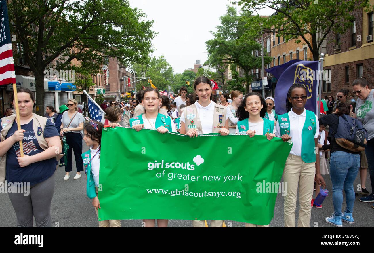 157. Memorial Day Parade am 27. Mai 2024 IN BAY RIDGE, BROOKLYN, NEW YORK. Stockfoto