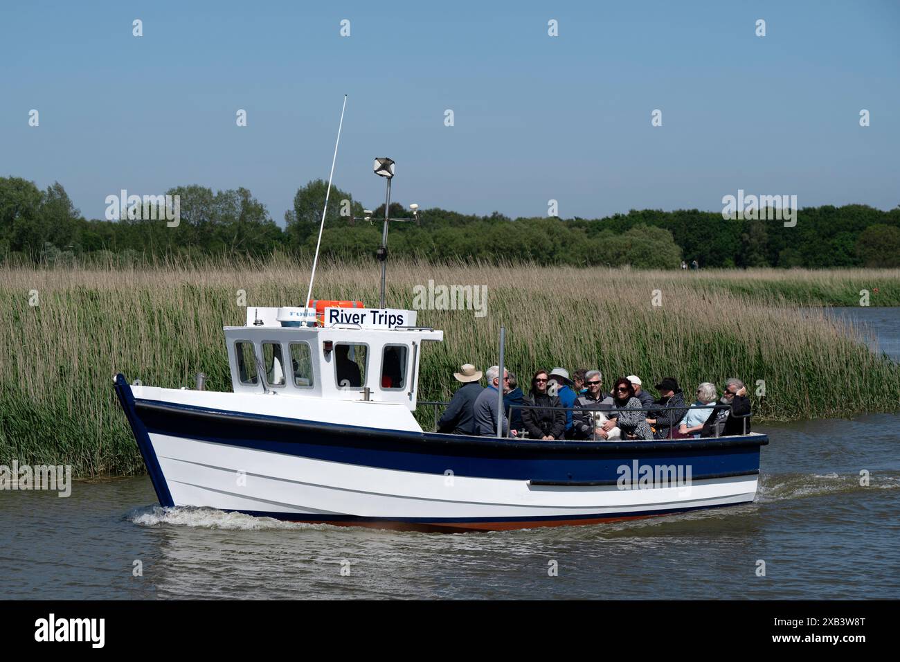 Flusses Alde Snape Suffolk England Stockfoto