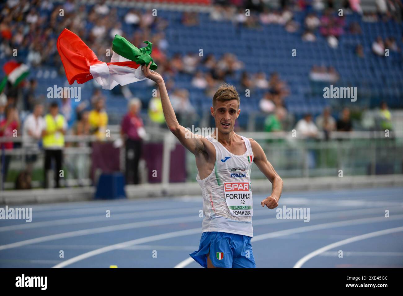 Rom, Italien. Juni 2024. Am 2. Tag der European Athletics 08. Juni 2024 im Olympiastadion in Rom Credit: Independent Photo Agency/Alamy Live News Stockfoto