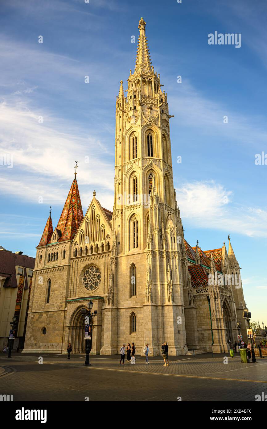 Die Matthiaskirche, Fischerbastei, Budapest, Ungarn Stockfoto