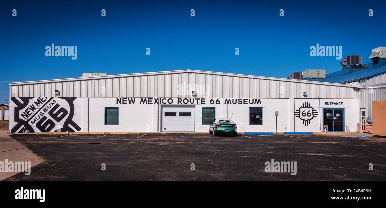 Tucumcari, New Mexico USA - 18. März 2017: Außenansicht des New Mexico Route 66 Museums. Stockfoto