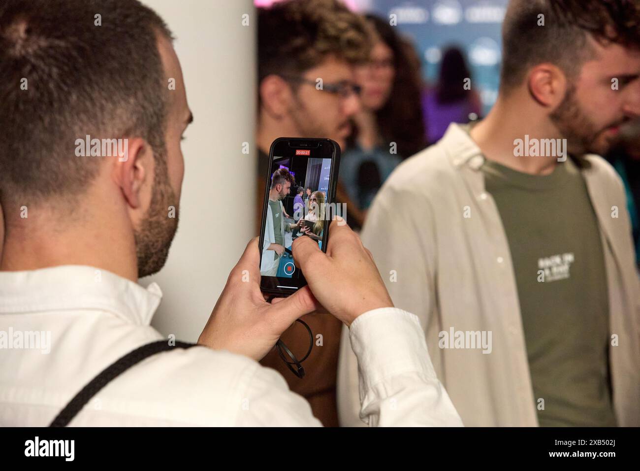 Denisse Pena nimmt am 6. Oktober 2024 am Fotoruf der neuen Disney-Serie „Desde el Manana“ in Madrid Teil. (Foto: Hazhard Espinoza Vallejos/NurPhoto) Credit: NurPhoto SRL/Alamy Live News Stockfoto