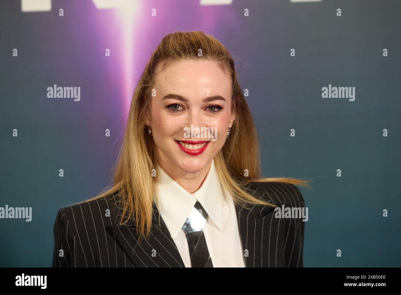 Marta Hazas nimmt am 6. Oktober 2024 am Fotoruf der neuen Disney-Serie „Desde el Manana“ in Madrid Teil. (Foto: Hazhard Espinoza Vallejos/NurPhoto) Credit: NurPhoto SRL/Alamy Live News Stockfoto