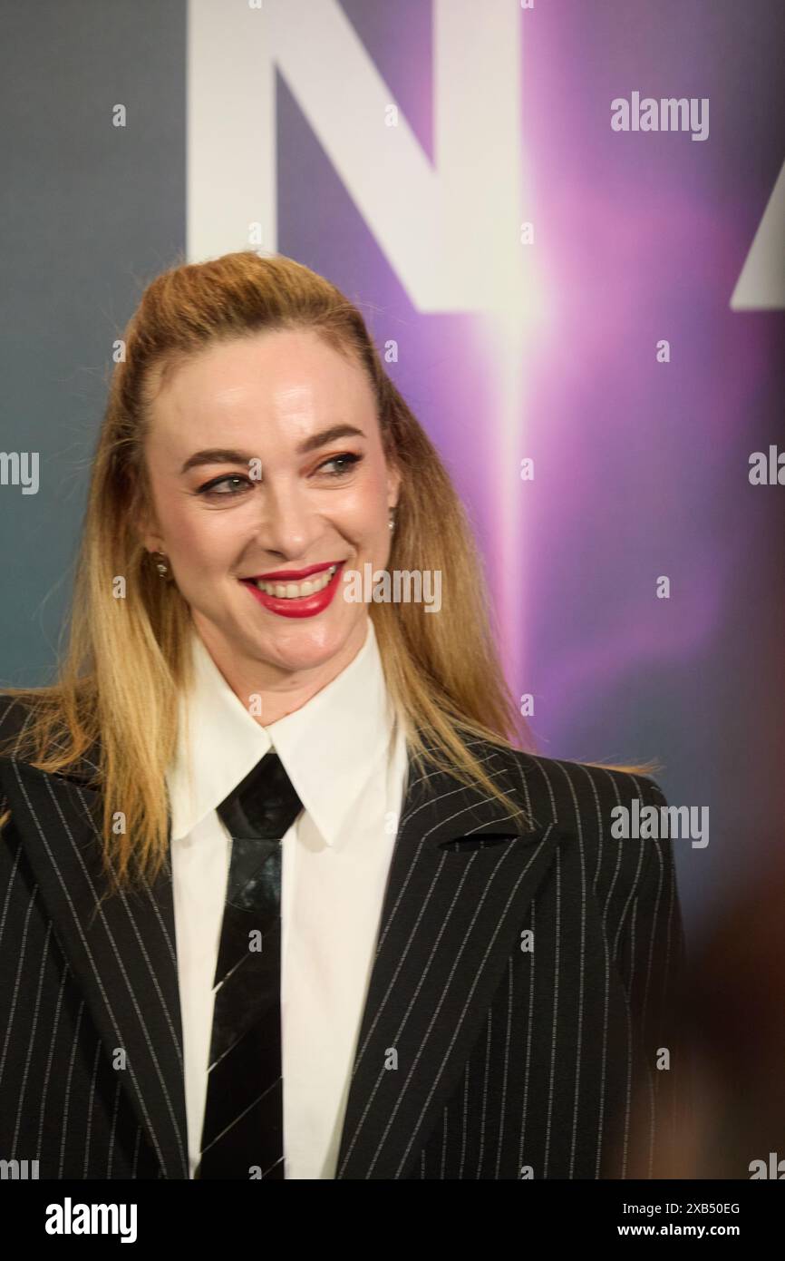 Marta Hazas nimmt am 6. Oktober 2024 am Fotoruf der neuen Disney-Serie „Desde el Manana“ in Madrid Teil. (Foto: Hazhard Espinoza Vallejos/NurPhoto) Credit: NurPhoto SRL/Alamy Live News Stockfoto