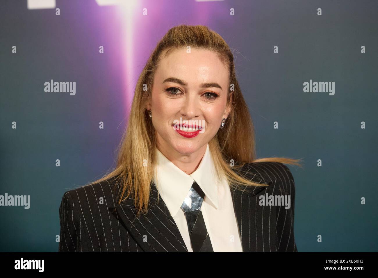 Marta Hazas nimmt am 6. Oktober 2024 am Fotoruf der neuen Disney-Serie „Desde el Manana“ in Madrid Teil. (Foto: Hazhard Espinoza Vallejos/NurPhoto) Credit: NurPhoto SRL/Alamy Live News Stockfoto