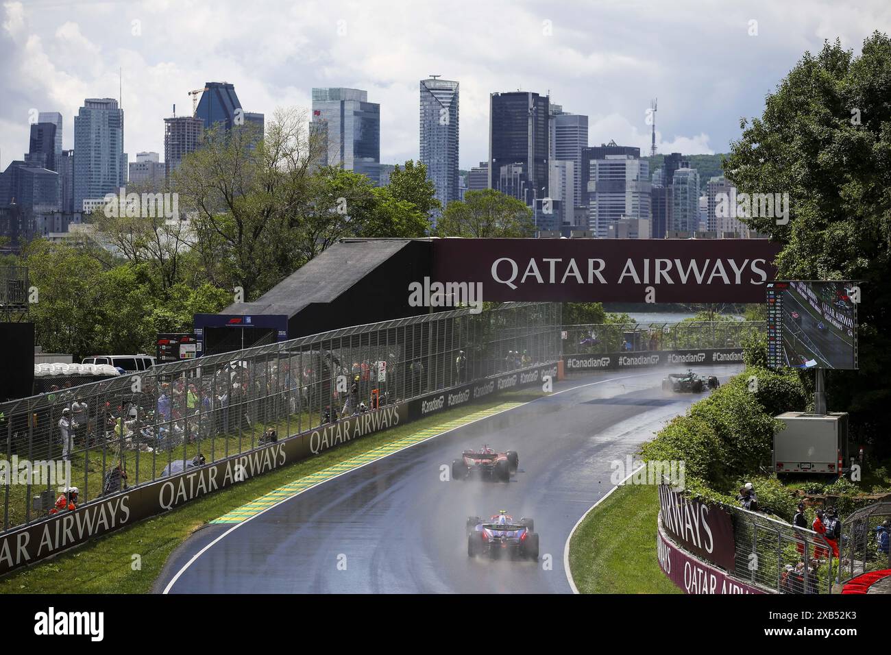 22 TSUNODA Yuki (JAP), Visa Cash App RB F1 Team VCARB 01, Action während des Formel 1 AWS Grand Prix du Canada 2024, 9. Runde der Formel-1-Weltmeisterschaft 2024 vom 07. Bis 09. Juni 2024 auf dem Circuit Gilles Villeneuve in Montreal, Kanada Stockfoto