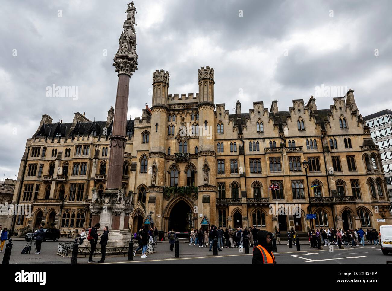 Das Denkmal für die Krim- und Indien-Meuterei, auch bekannt als Westminster Scholars war Memorial Stockfoto