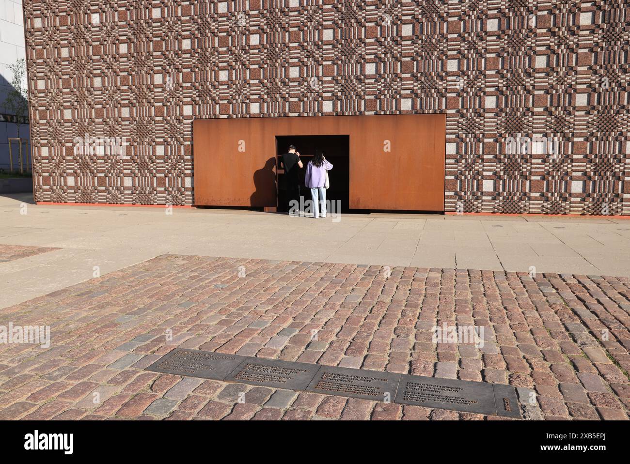 Das Museum der sowjetischen Besatzung Lettlands, das 1993 gegründet wurde, zeigt die 51-jährige Periode im 20. Jahrhundert, als Lettland besetzt wurde. Stockfoto