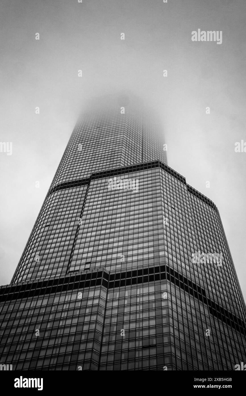Chicago, IL - 4-30-2015: Trump Tower in Chicago Stockfoto