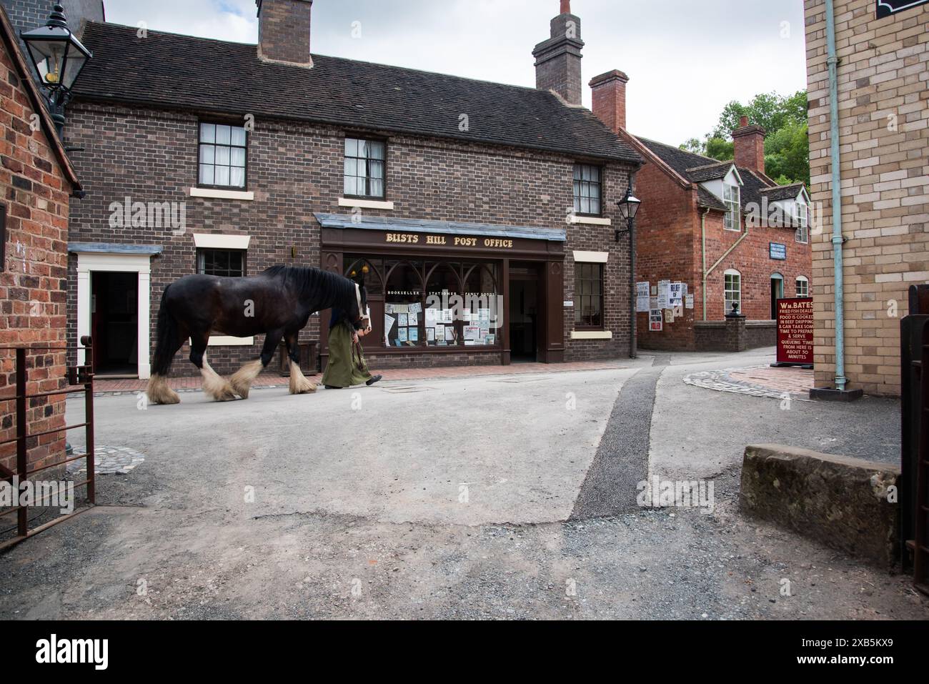 Blists Hill Victorian Town, Shropshire, England, Vereinigtes Königreich Stockfoto