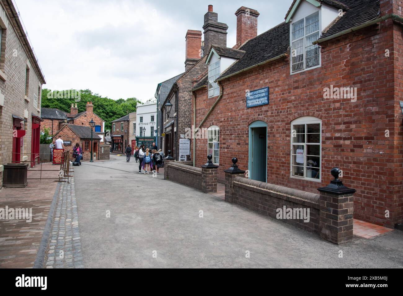 Blists Hill Victorian Town, Shropshire, England, Vereinigtes Königreich Stockfoto