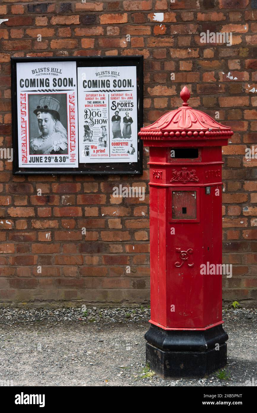 Blists Hill Victorian Town, Shropshire, England, Vereinigtes Königreich Stockfoto