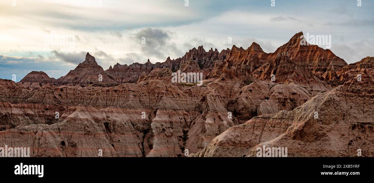 Badlands Nationalpark, South Dakota Stockfoto