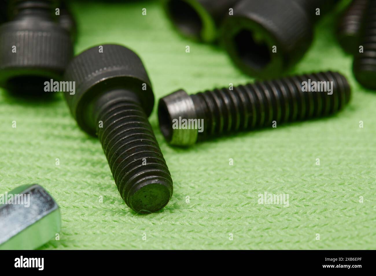 Hochzugfeste Innensechskantschrauben, für industrielle Maschinenanwendungen und Maschinenwartung!!! Stockfoto