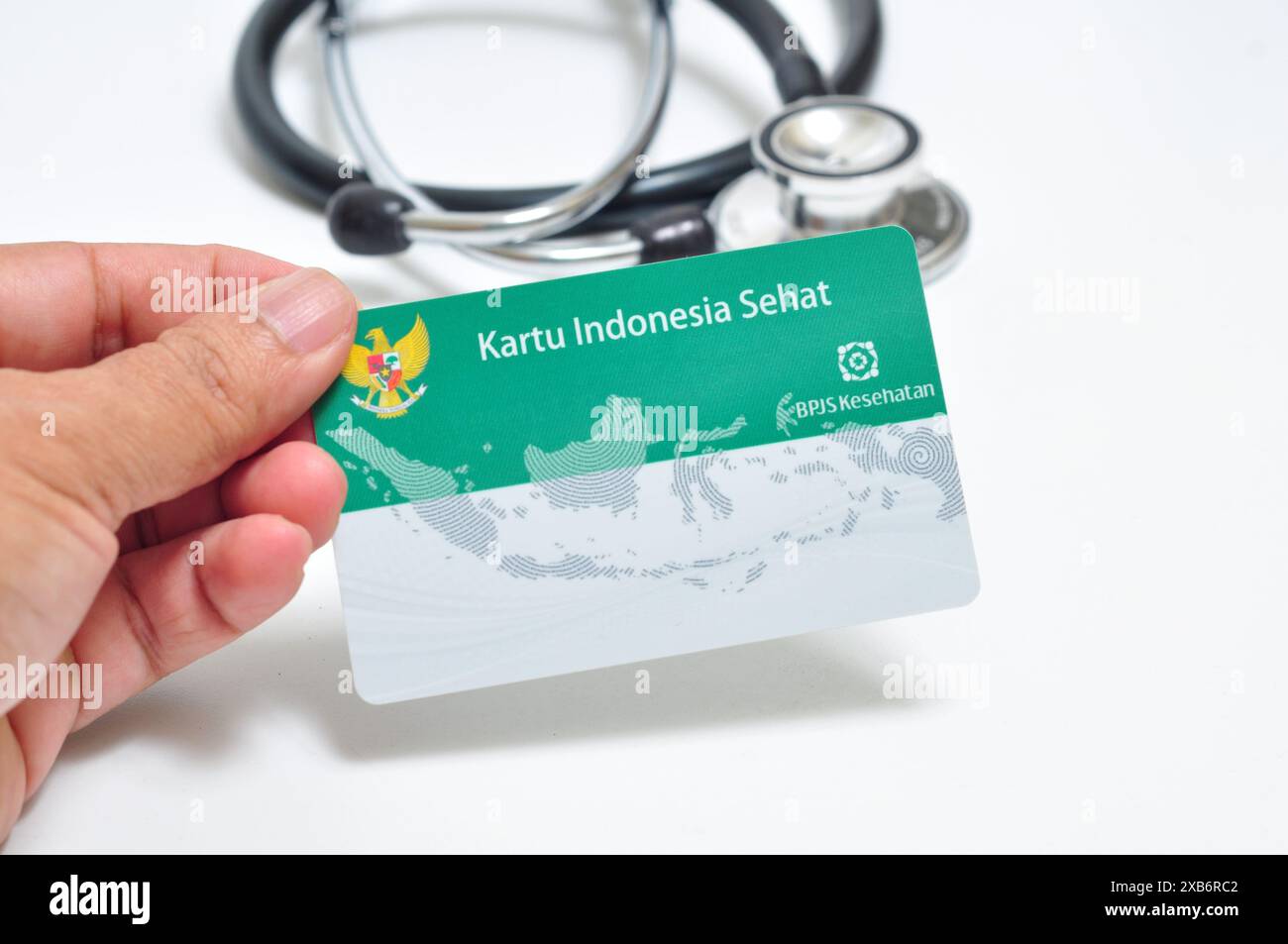 Kartu Indonesia Sehat ist die Krankenversicherungskarte der Republik Indonesien Stockfoto