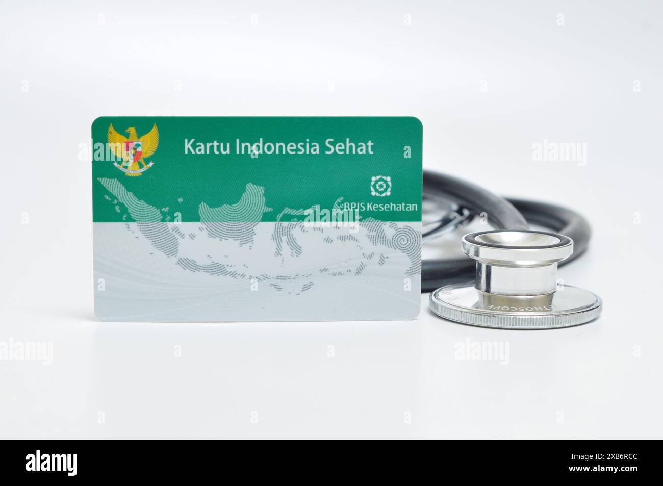 Kartu Indonesia Sehat ist die Krankenversicherungskarte der Republik Indonesien Stockfoto