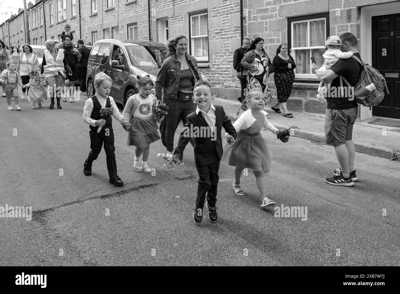 ST. TAG FEST TAG PELZTANZ ZUR FEIER VON WILLIAM JOHN MILLS 1892-1960 Stockfoto